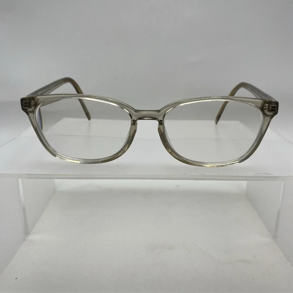 Warby Parker Eyeglasses FRAME ONLY Clemens M 205 54-16-142 Gray Clear 725
